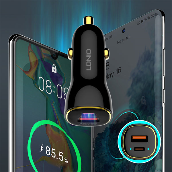 LDNIO Fast car charger 60W