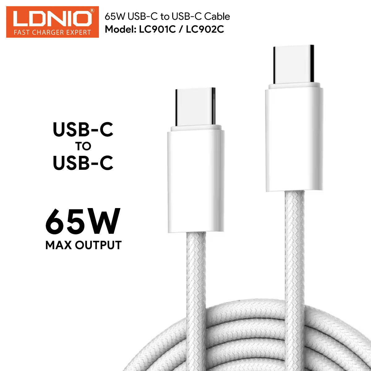LDNIO Cable Type-C to Type-C