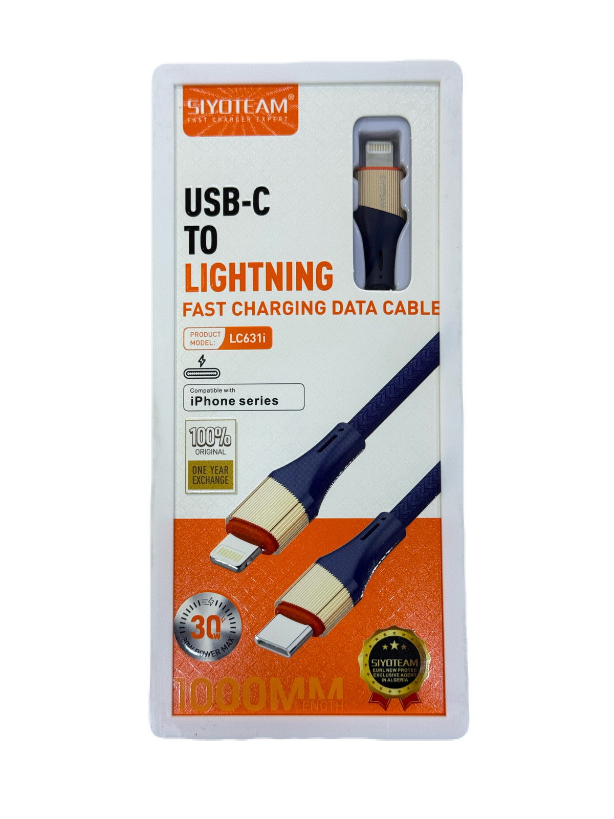 Fast Charging Data Cable 30W Usb-c to Lightning