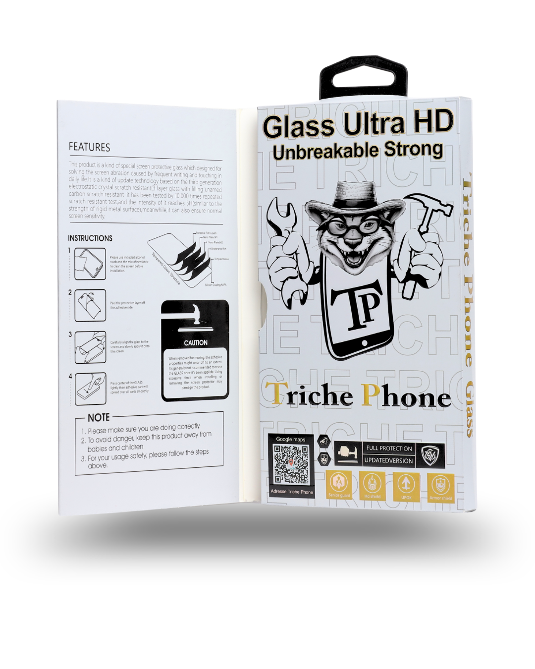 Triche Phone Screen Protector (مضاد للكسر 🔨 عالي الجودة)
