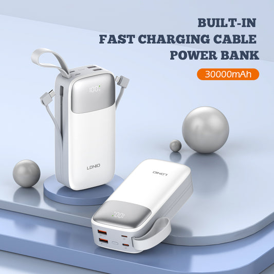 LDNIO Power Bank 30000mAh - 22.5W