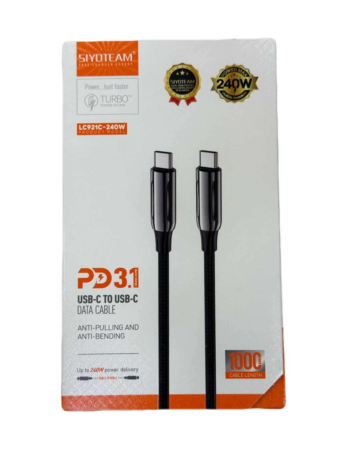 Siyoteam Usb-c to Usb-c Data Cable 1M